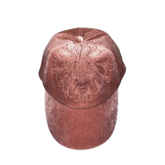 Mauve Velvet Branded Ball Cap  1 size adjustable by Branded Ball Cap Collection - Picture 1 of 4